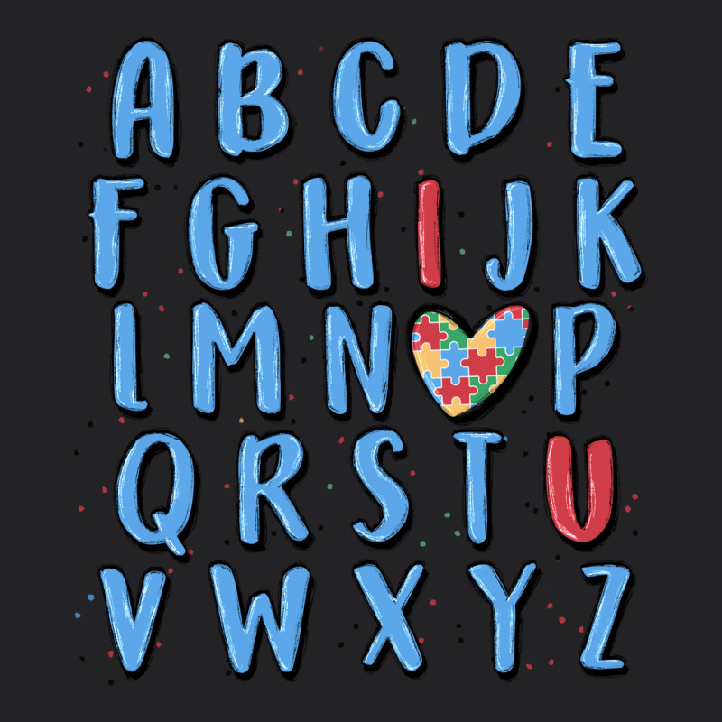 Alphabet Autism Awareness Vintage Tee by MaliasSmallBusiness | Teevron