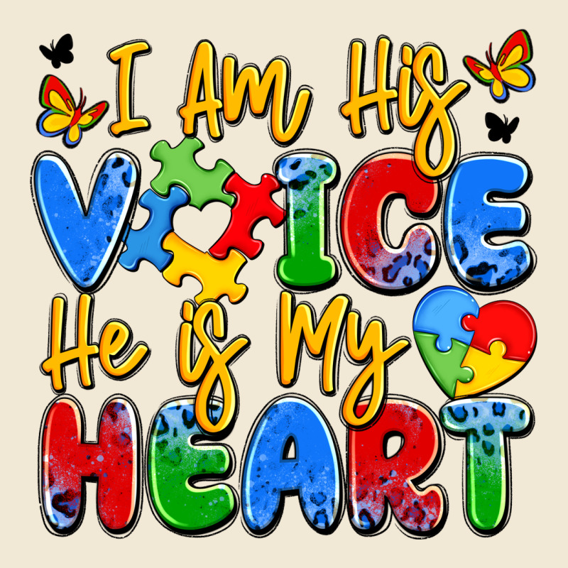 I Am His Voice He Is My Heart Premium Tee by JahusDesignShop | Teevron