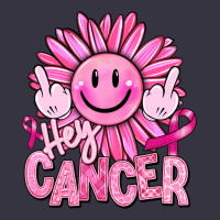 Hey Cancer Smiley Face Breast Cancer Vintage Hoodie | Teevron