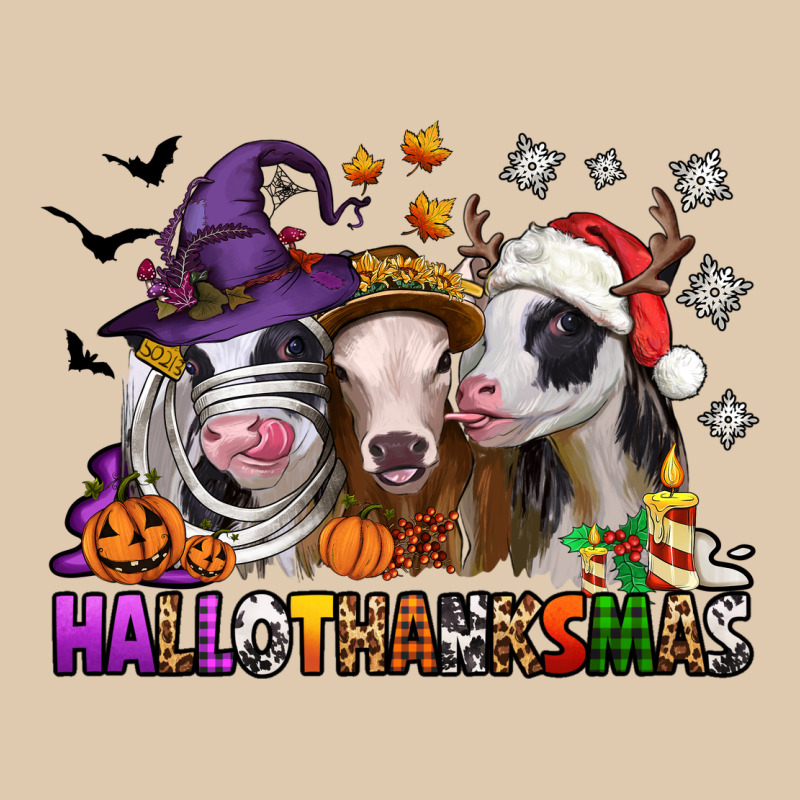 Happy Hallothanksmas Heifers Heavyweight Sweatshirt by NancyCooperArtShop | Teevron