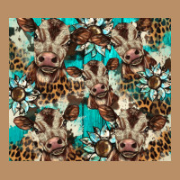 Western Cowhide Sunflower Baby Cow Vintage Hoodie | Teevron