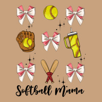 Softball Coquette Bow Vintage Tee | Teevron