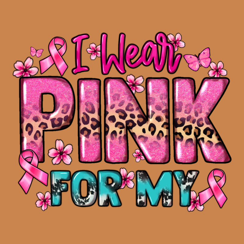 I Wear Pink For My Custom Name Cancer Awareness Heavyweight Hoodie by HowdyJamesFarm | Teevron