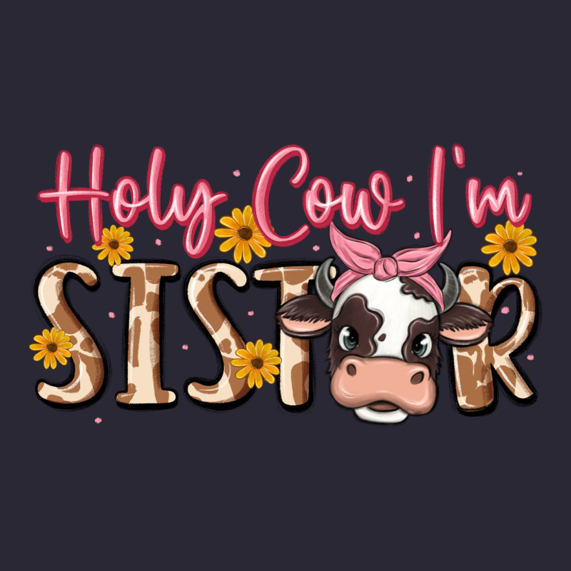 Holy Cow I'm Sister Vintage Tee by MaliasSmallBusiness | Teevron