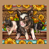Western Cute Hampshire Pigs Vintage Hoodie | Teevron