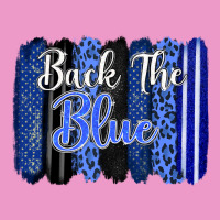 Back The Blue Brushstrokes Urban Hoodie | Teevron