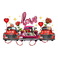valentine's day farm trucks farm animals | Teevron