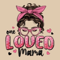 One Loved Mama Messy Bun Heavyweight Sweatshirt | Teevron