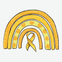 Childhood Cancer Awareness Rainbow Urban Heavy Tee | Teevron