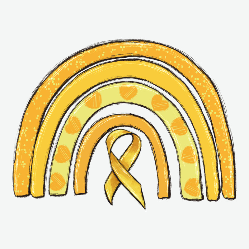 Childhood Cancer Awareness Rainbow Urban Heavy Tee by MaliasSmallBusiness | Teevron
