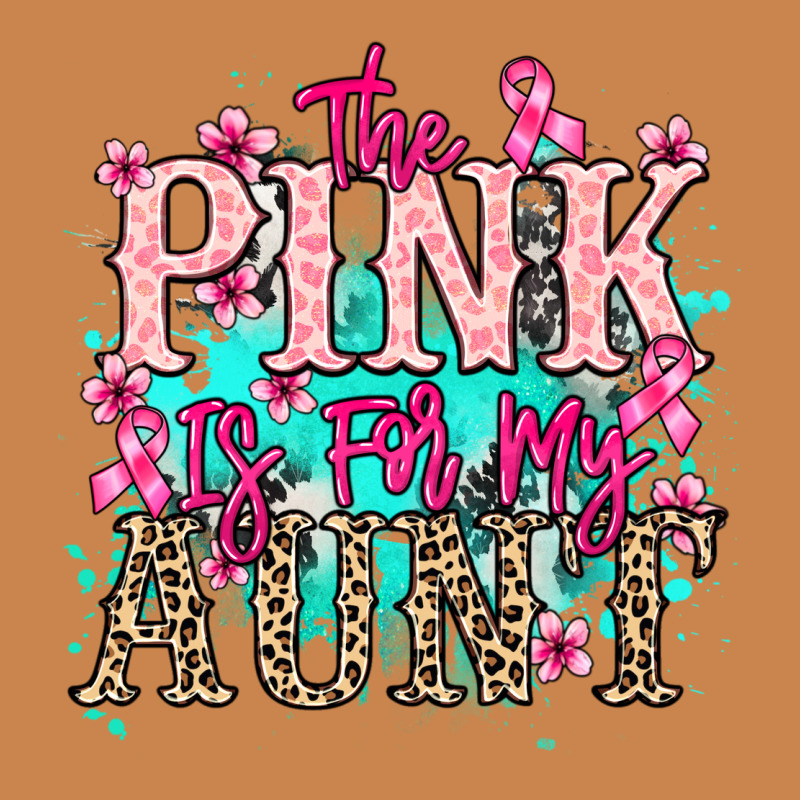 The Pink Is For My Aunt Cancer Awareness Heavyweight Hoodie by HowdyJamesFarm | Teevron
