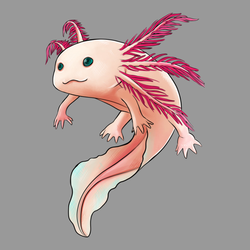 Axolotl Vintage Hoodie by Jasminsmagicworld | Teevron
