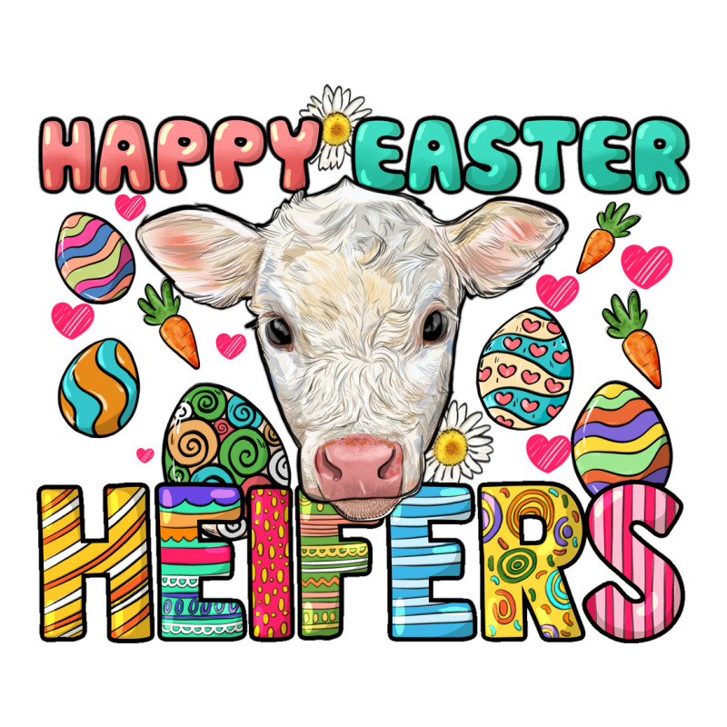 Happy Easter Heifers Easter Day Premium Sweatshirt by HowdyJamesFarm | Teevron