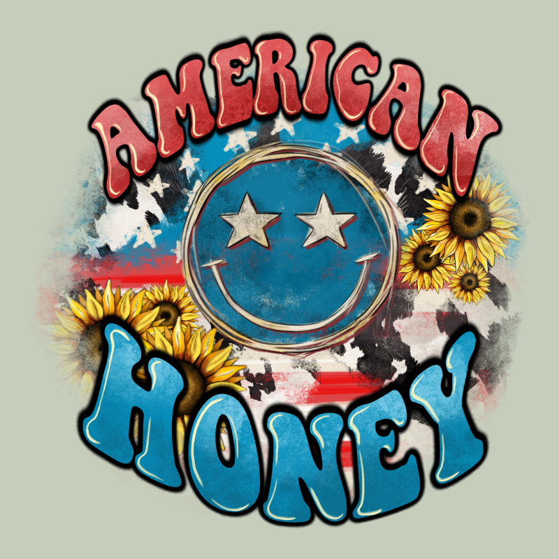 American Honey Smiley Long Sleeve Tee by NancyCooperArtShop | Teevron
