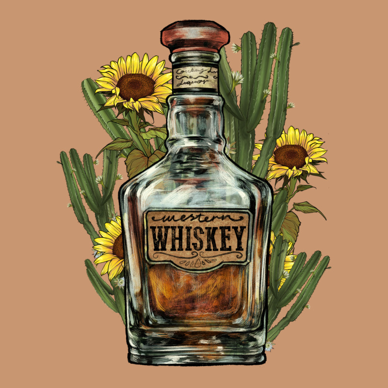 Western Whiskey Bottle Heavyweight Hoodie by HowdyJamesFarm | Teevron