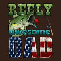Reely Awesome Dad Heavy Core Tee | Teevron