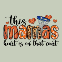 This Mamas Heart Is On That Court Long Sleeve Tee | Teevron