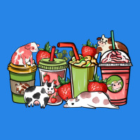 Cow And Strawberry Coffee Cups Premium Hoodie | Teevron