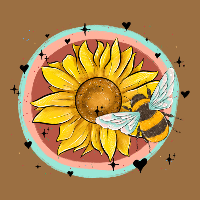 Bee And Sunflower Vintage Tee by MaliasSmallBusiness | Teevron