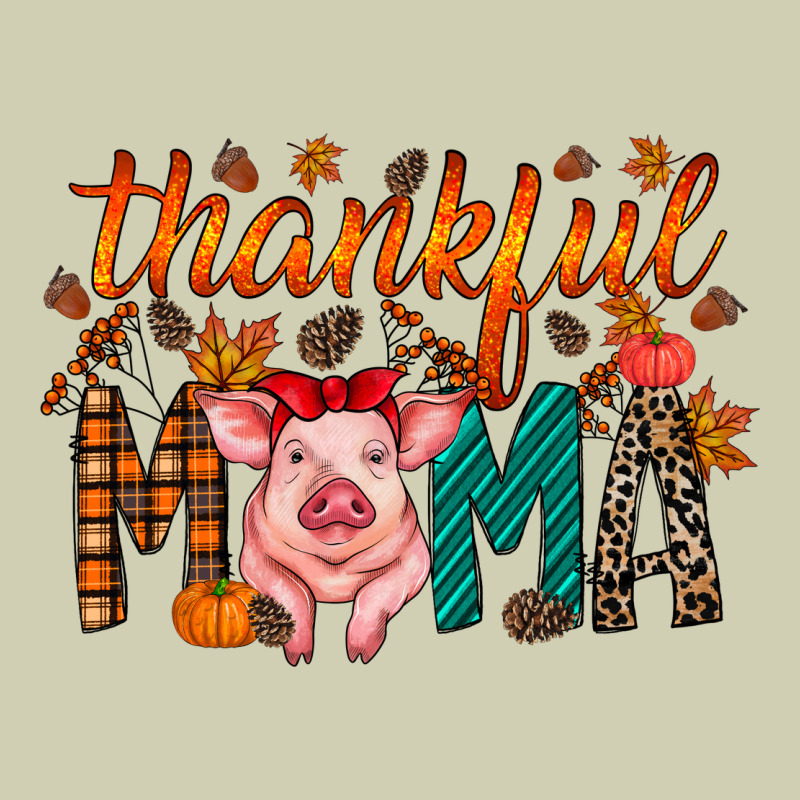 Thankful Mama Pig Heavy Core Tee by RacoonDesign | Teevron