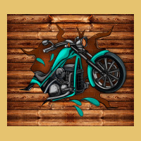 Woodgrain Motorcycle Premium Sweatshirt | Teevron