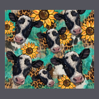 Western Leopard Sunflower Black And White  Cow Vintage Hoodie | Teevron