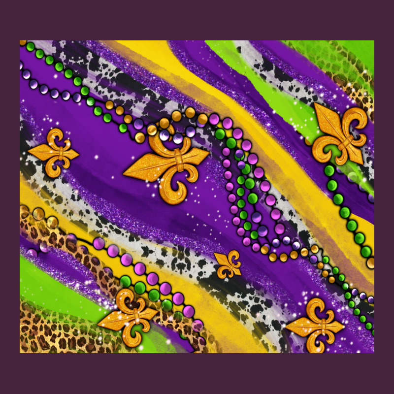 Mardi Gras Fleur Delis Leopard And Cowhide Premium Tee by AdoDesignShop | Teevron