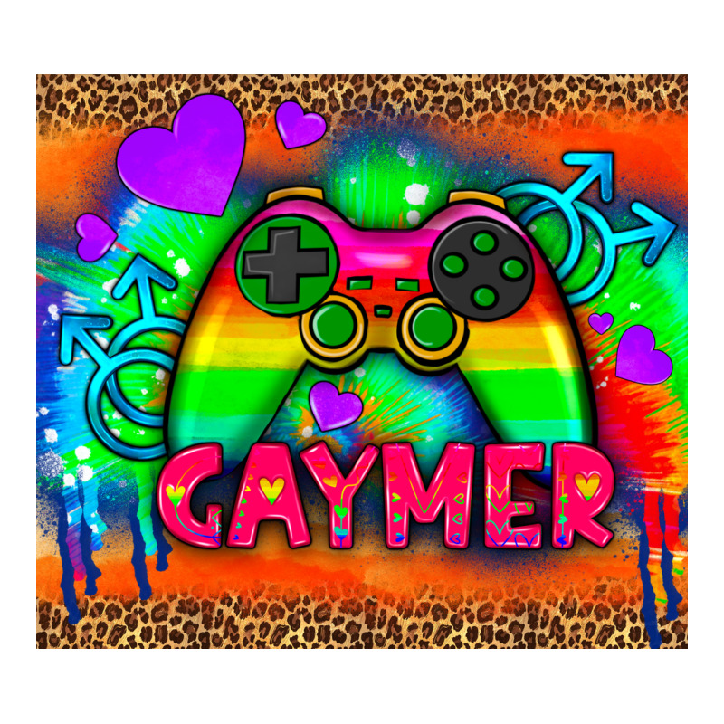 Lgbtq Gaymer And Gender Symbol Tumbler Ladies Tee by HRA Design Shop | Teevron