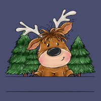Personalized Christmas Deer Vintage Tee | Teevron
