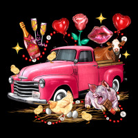 Valentine's Day Truck Farm Animals Heavy Core Tee | Teevron