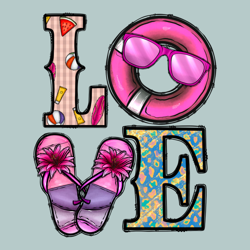 Love Summer Heavy Core Tee by CowhideDigitalArt | Teevron