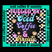 Fueled By ıced Coffee And Anxiety Premium Sweatshirt | Teevron