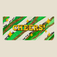 Leopar And Cowhide With Cheers Urban Heavy Tee | Teevron