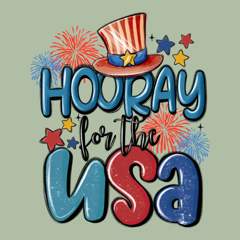 Hooray For The Usa Urban Heavy Tee by MaliasSmallBusiness | Teevron