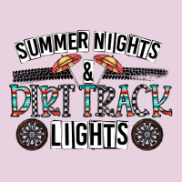 Summer Night & Dirt Track Lights Ladies Tee | Teevron