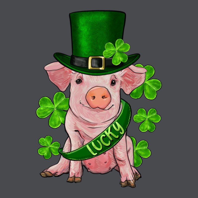 St. Patrick's Day Lucky Baby Pig Zipper Hoodie by RanaPortraitStore | Teevron