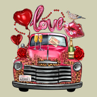 Valentine's Day Truck Love Bird Letter Heavy Core Tee | Teevron