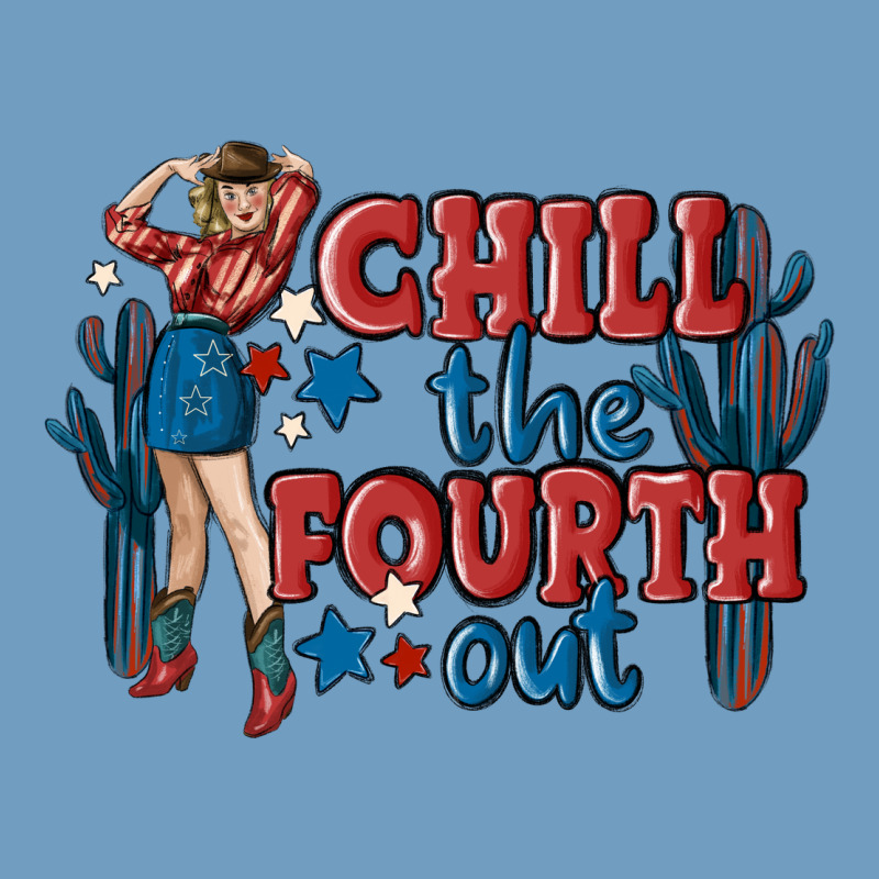 Chill The Fourth Out Malia Urban Heavy Tee by MaliasSmallBusiness | Teevron