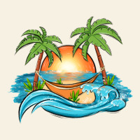 Sunset Beach Scene Vintage Tee | Teevron