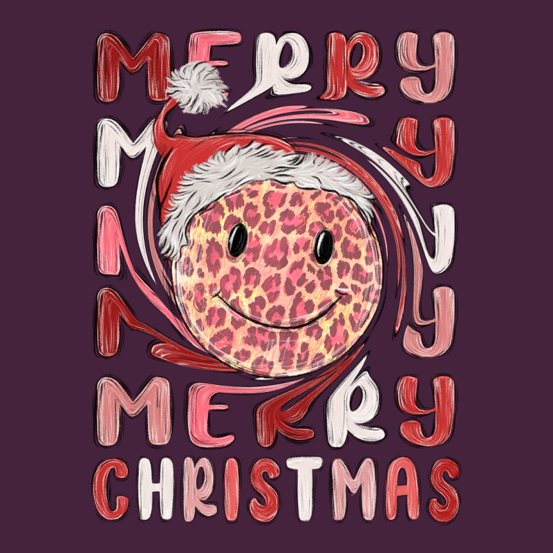 Merry Christmas Smiling Face Long Sleeve Tee by MaliasSmallBusiness | Teevron