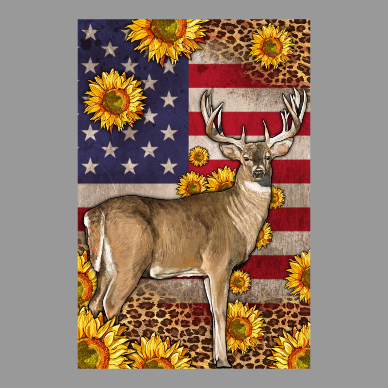 Western American Deer Vintage Hoodie by LillyAllenDesigns | Teevron
