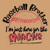 Baseball Brother I'm Just Here For The Snacks Vintage Tee | Teevron