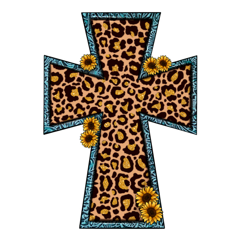 Leopard Sunflower Cross Premium Hoodie by JahusDesignShop | Teevron
