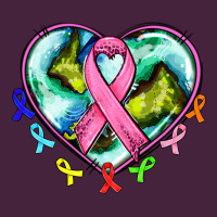 Heart Earth And Cancer Ribbon Premium Tee | Teevron