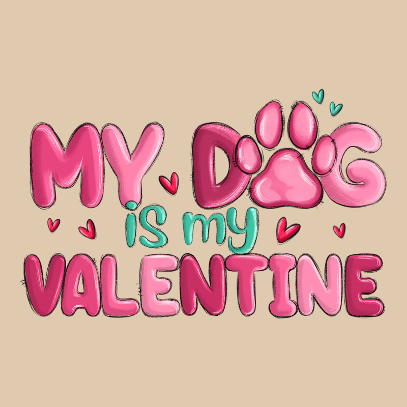 My Dog Is My Valentine Heavyweight Sweatshirt by MaliasSmallBusiness | Teevron