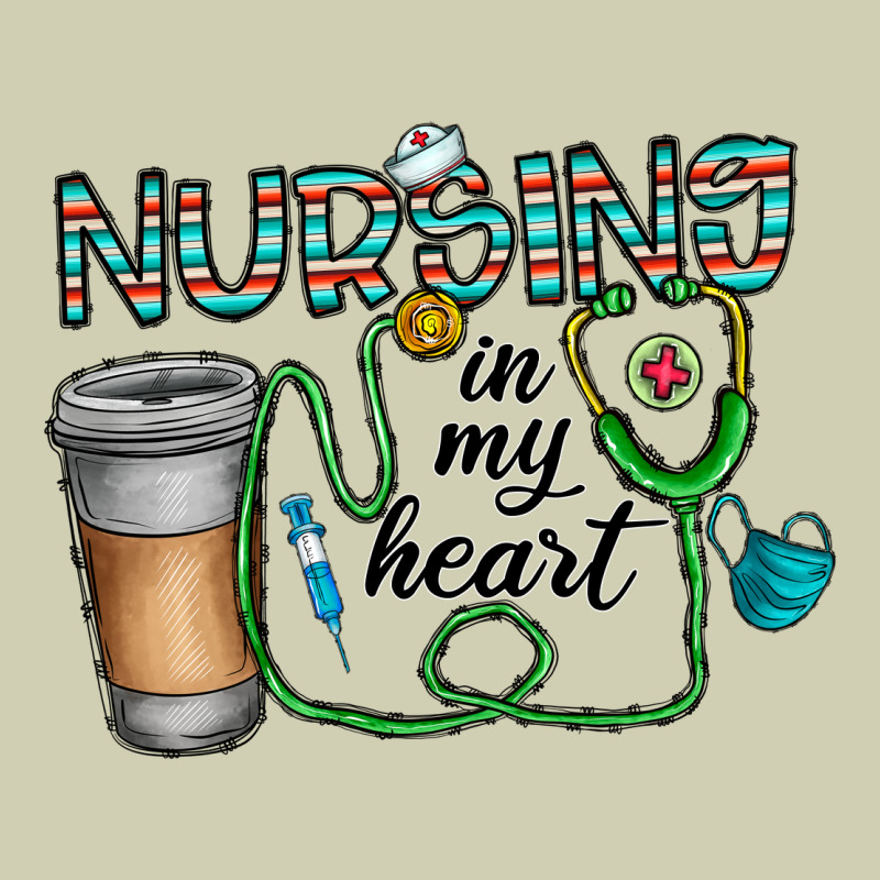 Nursing İn My Heart Heavy Core Tee by CowhideDigitalArt | Teevron