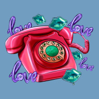 Love Balloons And Pink Valentines Telephone Urban Heavy Tee | Teevron