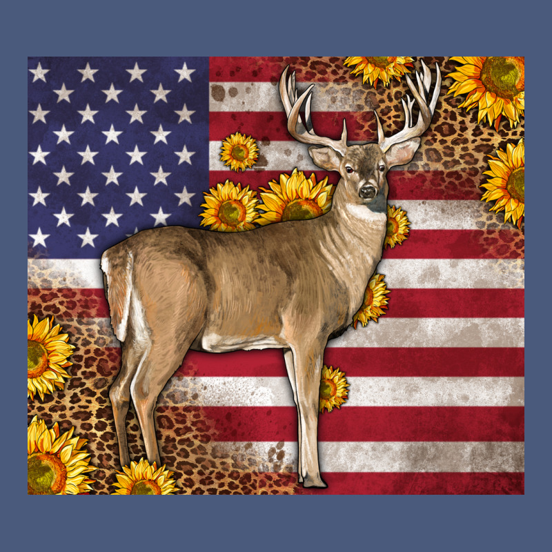 Western American Flag And Deer Vintage Hoodie by LillyAllenDesigns | Teevron