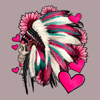 Indian Headdress With Hearts Valentine's Day Vintage Hoodie | Teevron
