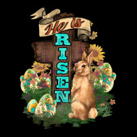 He Is Risen Bunny Cross Easter Day Premium Sweatshirt | Teevron